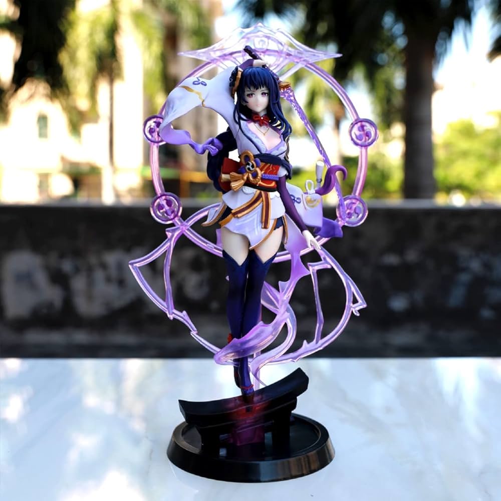 Genshin Impact |PVC| Raiden Shogun Action Figure 27 cm Collectible with Sword