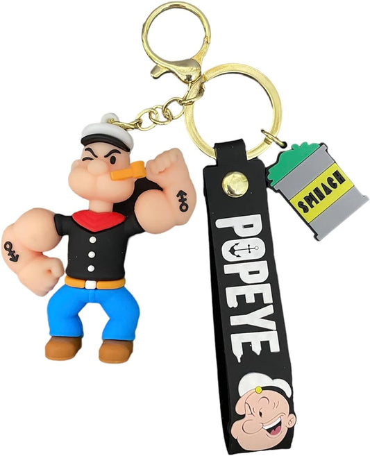 Popeye The sailor Man | Model B | 3D Silicone Keychain