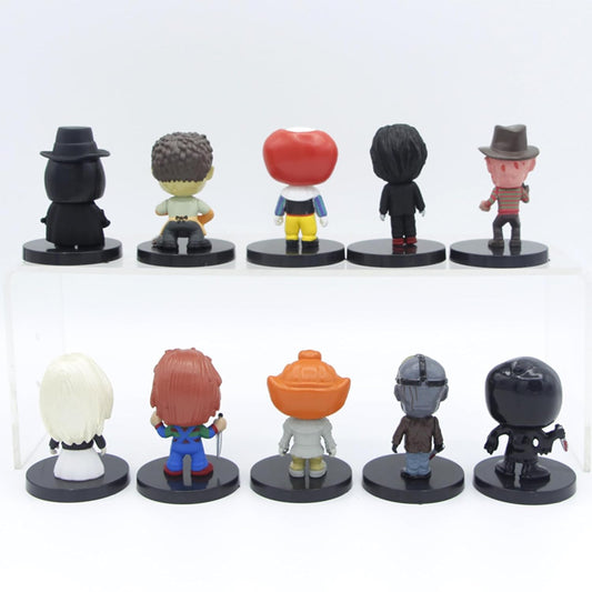Horror Movie Chibi Action Figure Set | 10 Pcs | 5 cm
