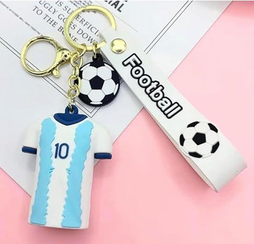 Football Jersey Keychain | Messi | Silicone And Lanyard