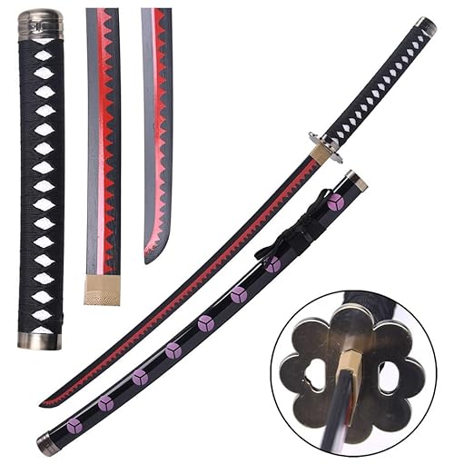 One Piece Rorono Zoro Yama Enma Purple Wooden Blade Katana for Cosplay | 105 CMS |