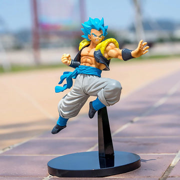 Dragon Ball Z Gogeta Super Saiyan Blue in Action Flying Fight Action Figure | 22 CMS |