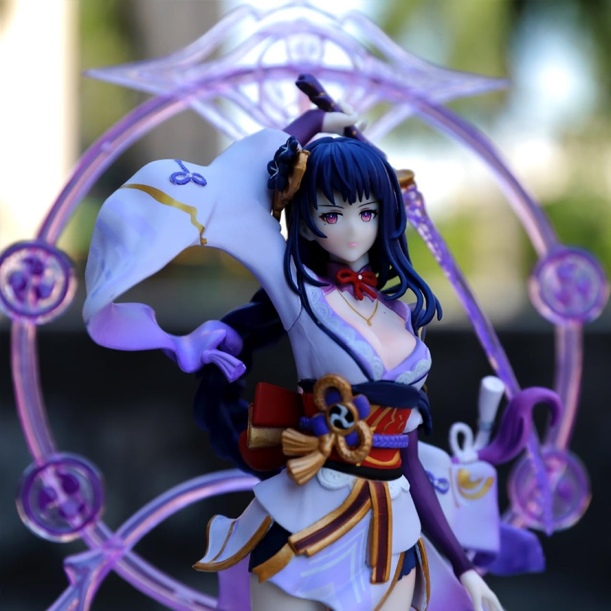 Snk Raiden Figure Genshin Impact |PVC| Raiden Shogun Action Figure 27 cm Collectible wit