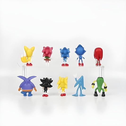Sonic Hedgehog Set of 10 Action Figures 8–10cm |PVC| Collectible by ShoppingNest