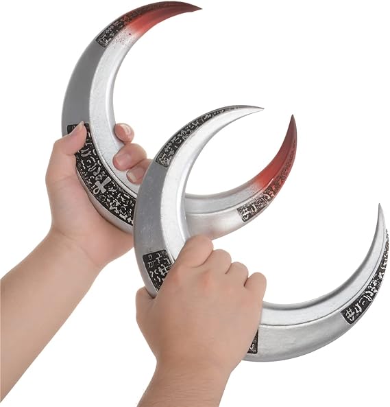 | Moon Knight | Silver Throwing Crescent Dart | Prop Cosplay Collectible | 20 CM