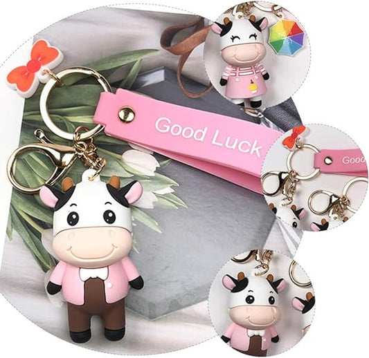 Moo Cow Themed | MALE | Lanyard Charm keychain