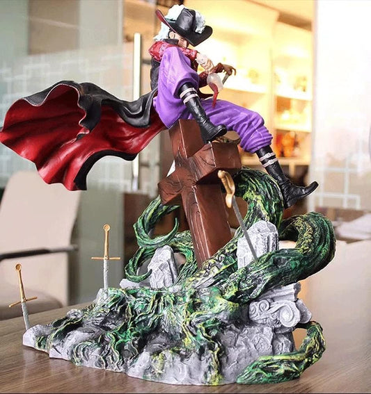 Action Figure Dracule Mihawk - One Piece | 38 CM | Premium Figure