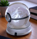 Rayquaza Pokémon Crystal Poké Ball 3D without light 