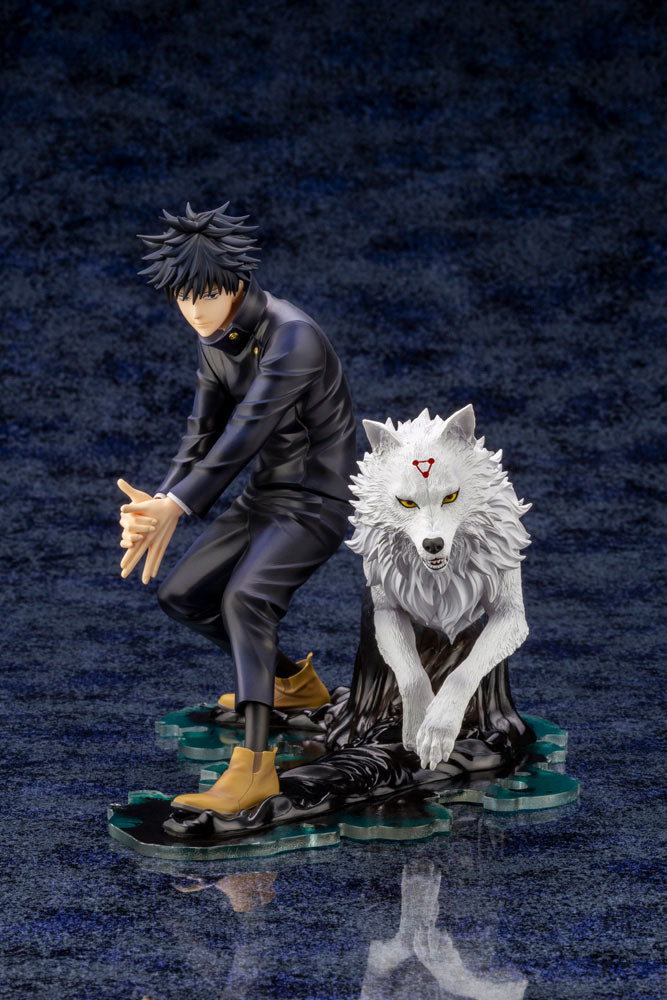 Jujutsu Kaisen Fushiguro Megumi With Divine Dog Wolf Shikigami Action