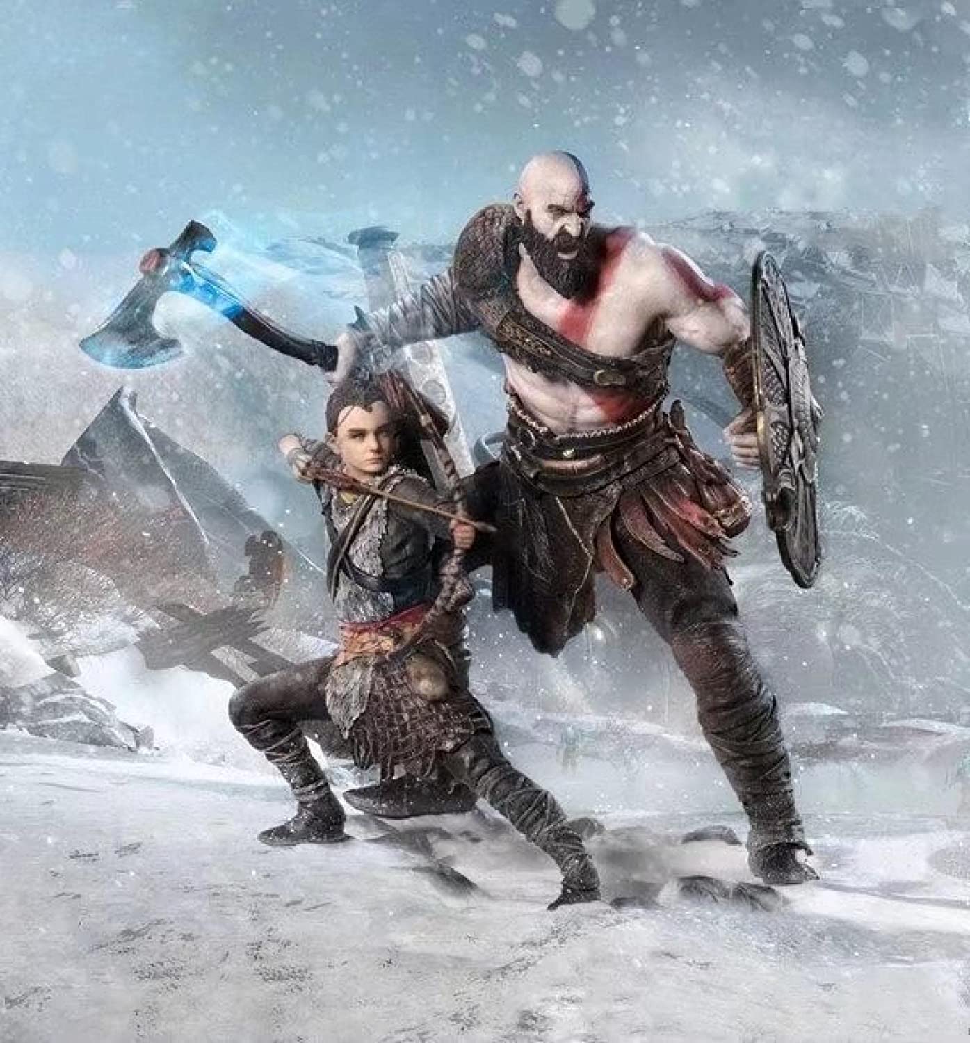God of War Kratos and Atreus Ultimate Game Action Figure | 19 Cms |