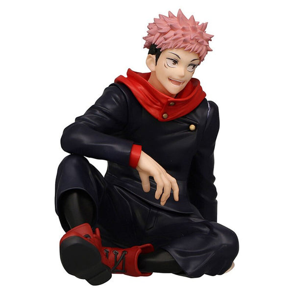 Jujutsu Kaisen Itadori Yuji Sitting Posture Action Figure | 9.5 Cms