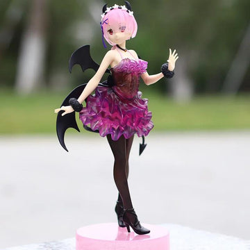 Re:Zero - Starting Life in Another World | Ram Taito Devil Mode Anime Action Figure | 23 Cm |