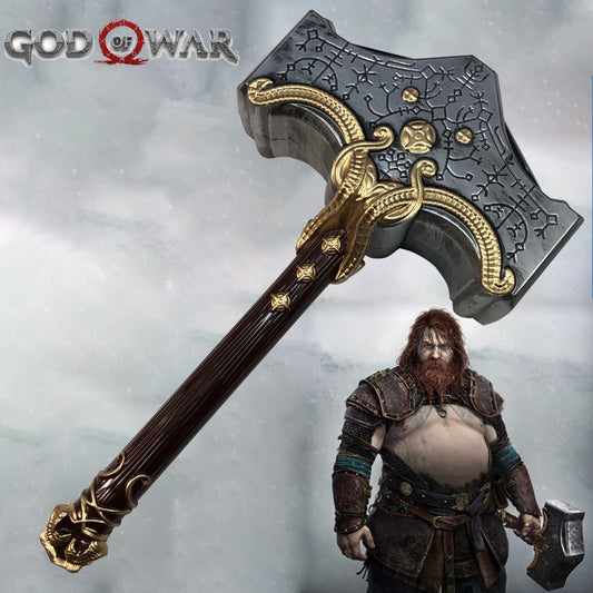 God of War Lifesize Weapon Thor Hammer Role Playing For Children N Cosplay