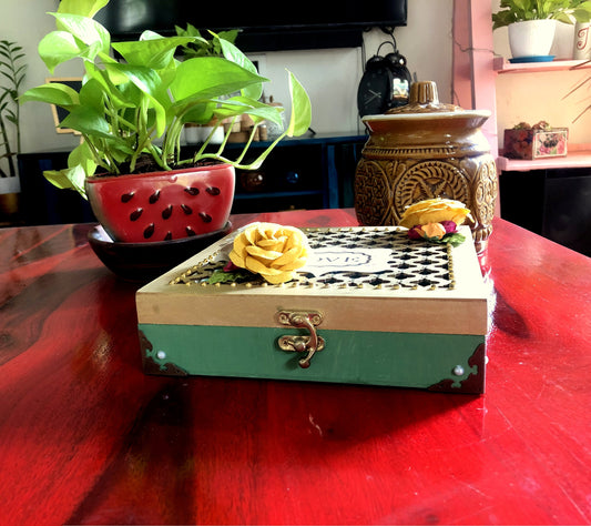 Floral Exquisite Gifting Box | Decorative | 20 CM |