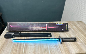 Interstellar Energy Blade | LED Light Saber with Spark Activation | Cosplay & Display Sword