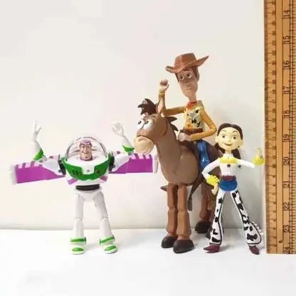 Toy Story Set of 4 Action Figures – Woody, Buzz Lightyear, 15  cm | PVC Collectible Toys by ShoppingNest