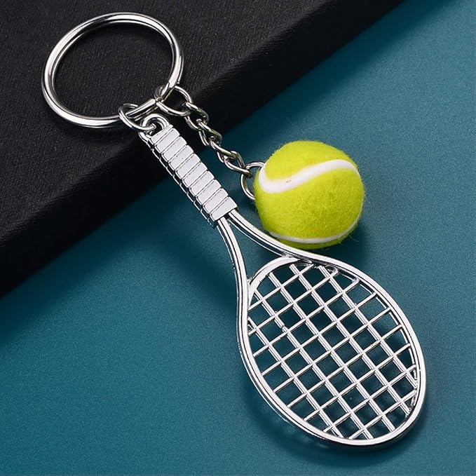 Premium Metal Tennis MODEL B | GREEN BALL | Keychain