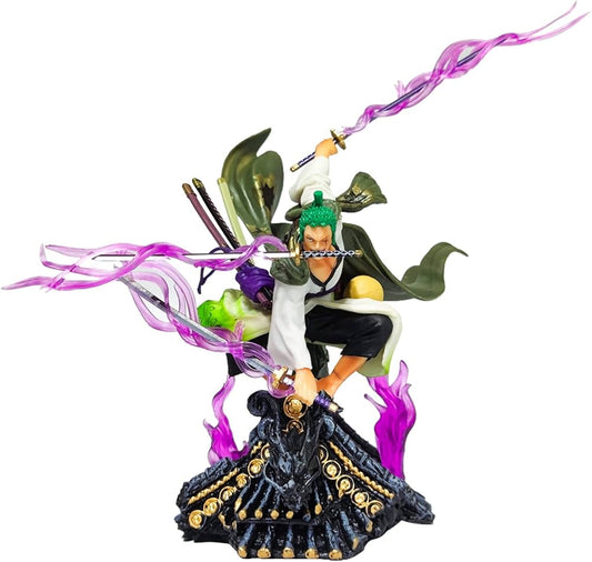 One Piece | Roronoa Zoro On Roof Combat Mode Action Figure | 20 Cm |