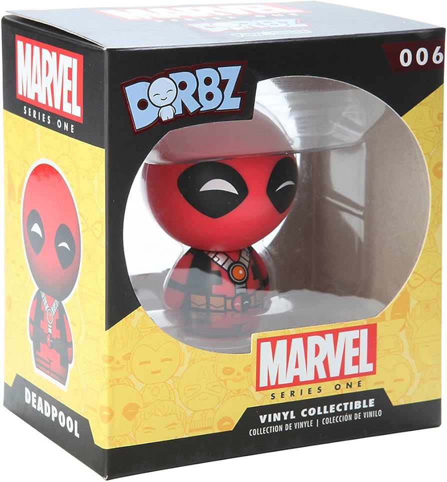 Avengers Deadpool Smiley Face Doll Hand Action Model | 8 CMS |