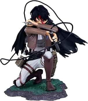 Levi Ackerman Fortitude Sitting Ver. Attack On Titan Action Figure  | 17 Cms |