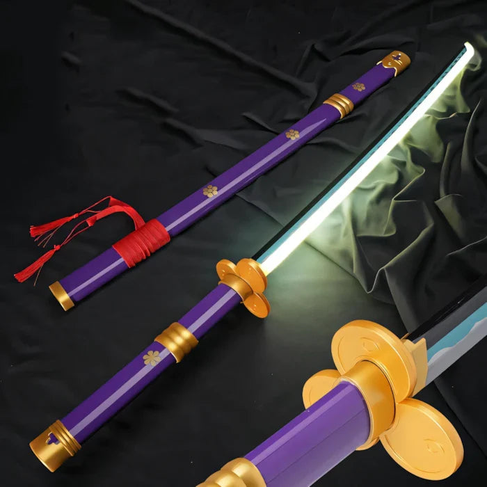 ONE PIECE Purple Enma LED Katana | Anime-Inspired Sword | Collectible Display Piece