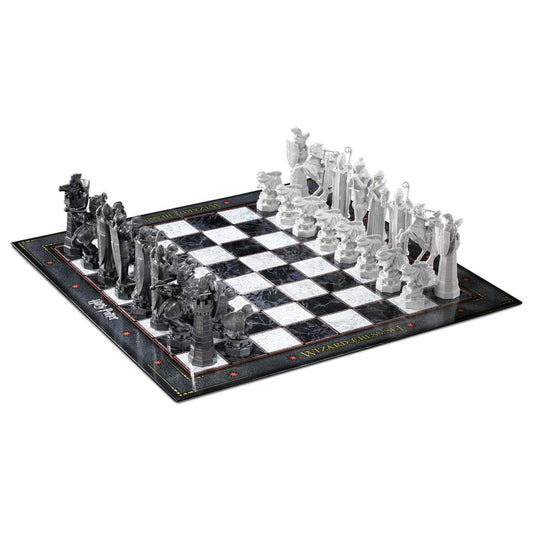Hp Wizard Chess Set Black Edition | Plastic Collectible Chess Game for Fans |