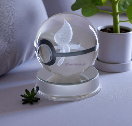 Pokémon Crystal Poké Ball 3D without light 