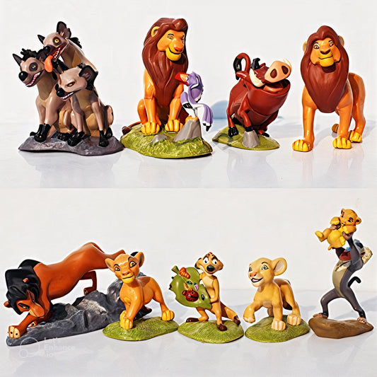 The Lion King| Set Of 9 PVC Action Figures | 10 Cms |