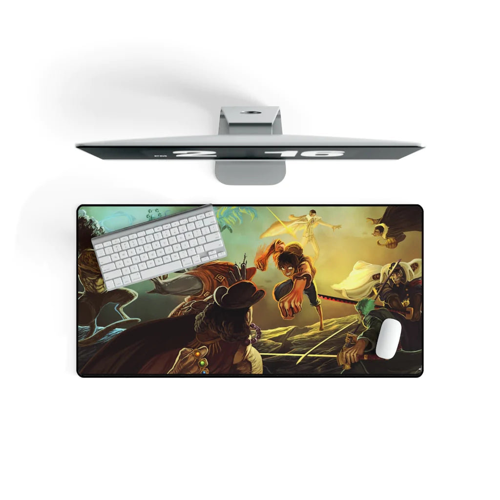 One Piece Luffy Combat Scene | Large Size Gaming Mouse Pad | 70 x 30 Cm |