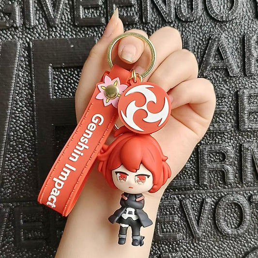 Genshin Impact | Diluc | 3D Silicone Keychain