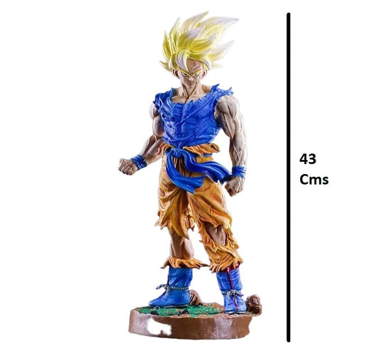 Dragon Ball Z Super Saiyan Son Goku Excellent 43 Cms Action Figure Anime Model Statue Toy Collectibles Gift