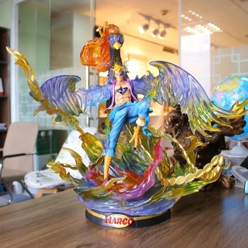 One Piece | Marco The Phoenix Battle Form Premium Anime Action Figure | 46 Cm |
