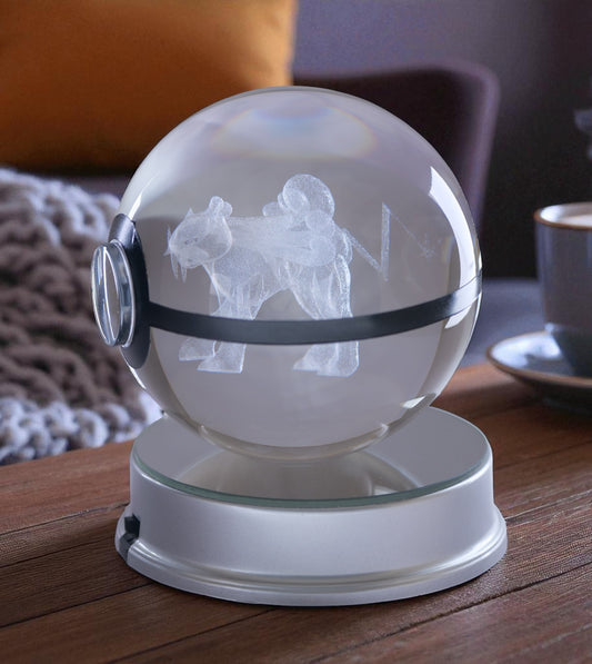 Raikou Pokémon Crystal Poké Ball 3D without light
