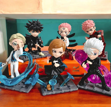 Jujutsu Kaisen |PVC| Action Figure Set of 6 with Accessories | Anime Collectible Figurines