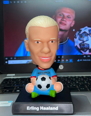 Erling Haaland |PVC| Bobblehead action Figurine | Football Collectible Desk Figure