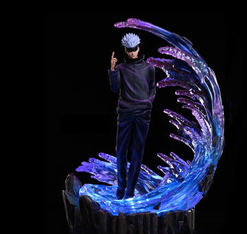 Jujutsu Kaisen Gojo Satoru LED Lights And Changeable Head Action Figure |  35CM |