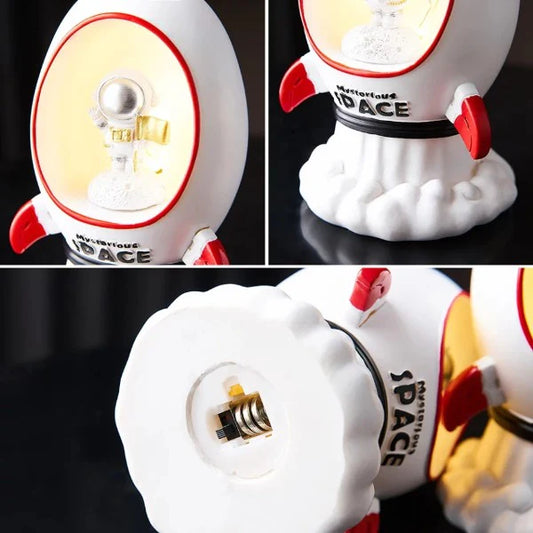 3D Space Rocket Astronaut Lamp | Light | 15 CM |