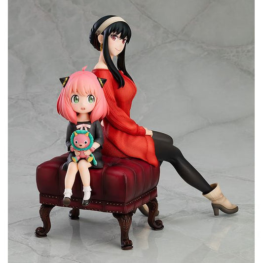 Spy x Family Yor Forger  Anya Sitting on Sofa Action Figure | 15 cm | PVC