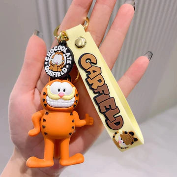 Garfield B | 3D Lanyard Keychain | Silicone