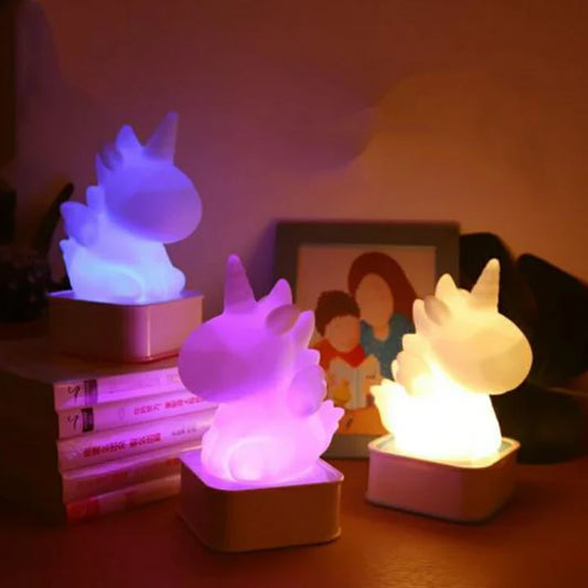 Unicorn Color Changing Lamp | Battery | 12 CM |