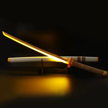 LED True Destined Unnamed Sword Version II | Samurai Katana | WHITE OBSIDON | Zenitsu