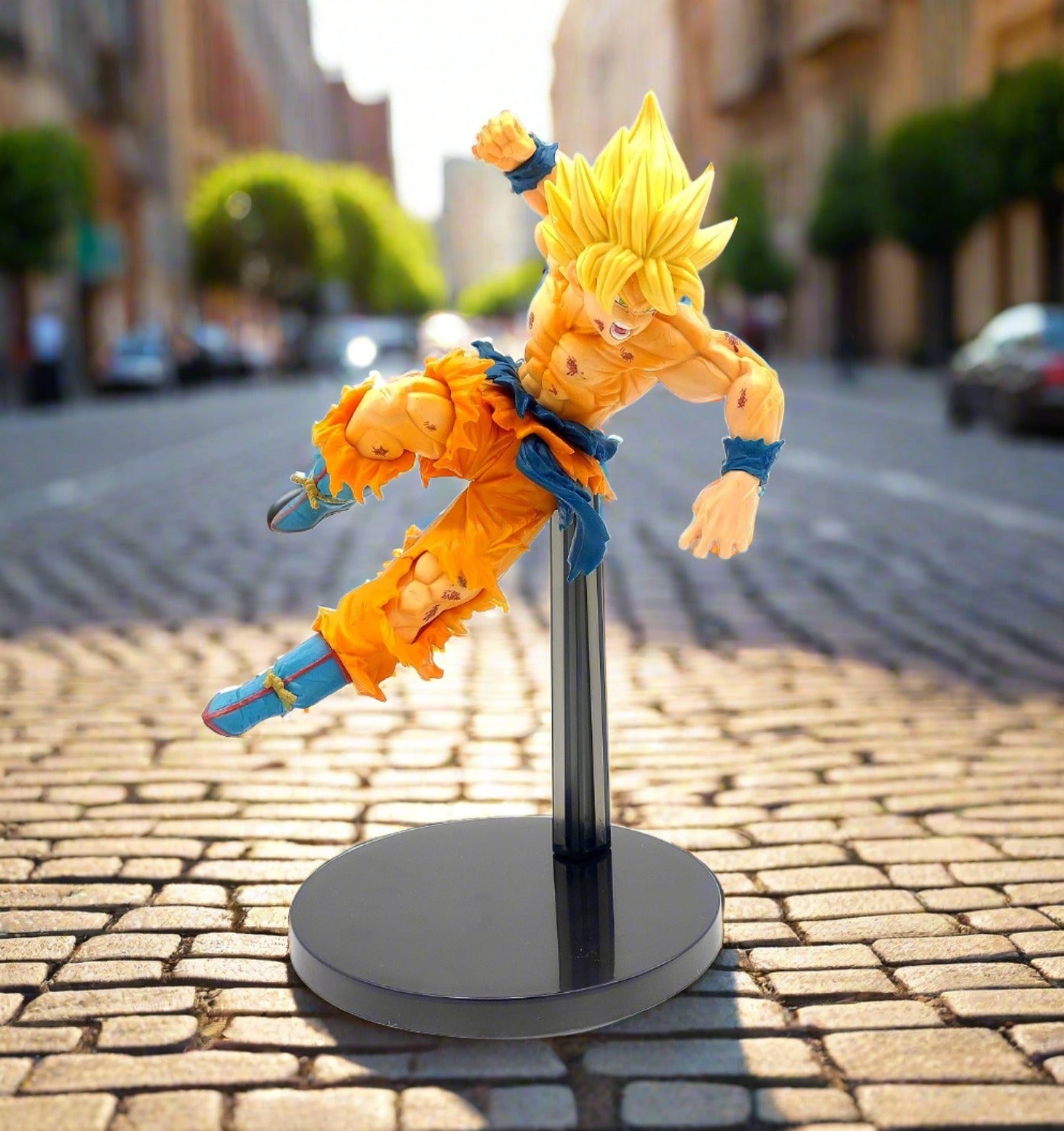 Dragon Ball Z Son Goku and Frieza Super Saiyan Fight Action Figure | 23 CM |
