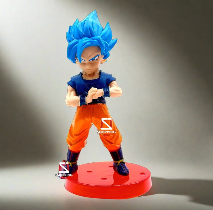 Dragon Ball Z DBZ Goku Saiyan Blue Action Figure Collectible |14.5CM|
