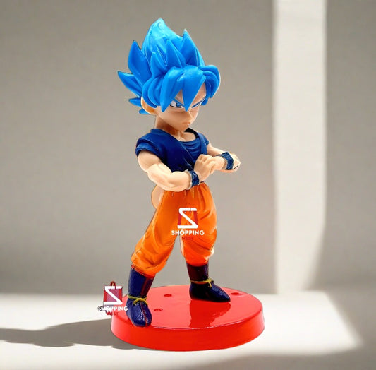 Dragon Ball Z DBZ Goku Saiyan Blue Action Figure Collectible |14.5CM|