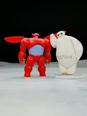 Big Hero 6 Baymax Cake Figures 2Pcs Big Hero Baymax Action Figure