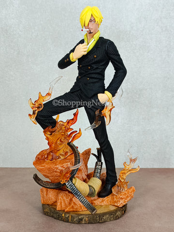 One Pieced Anime Figure Gk Lx Sanji Standing Poseture Statue AAction Figure