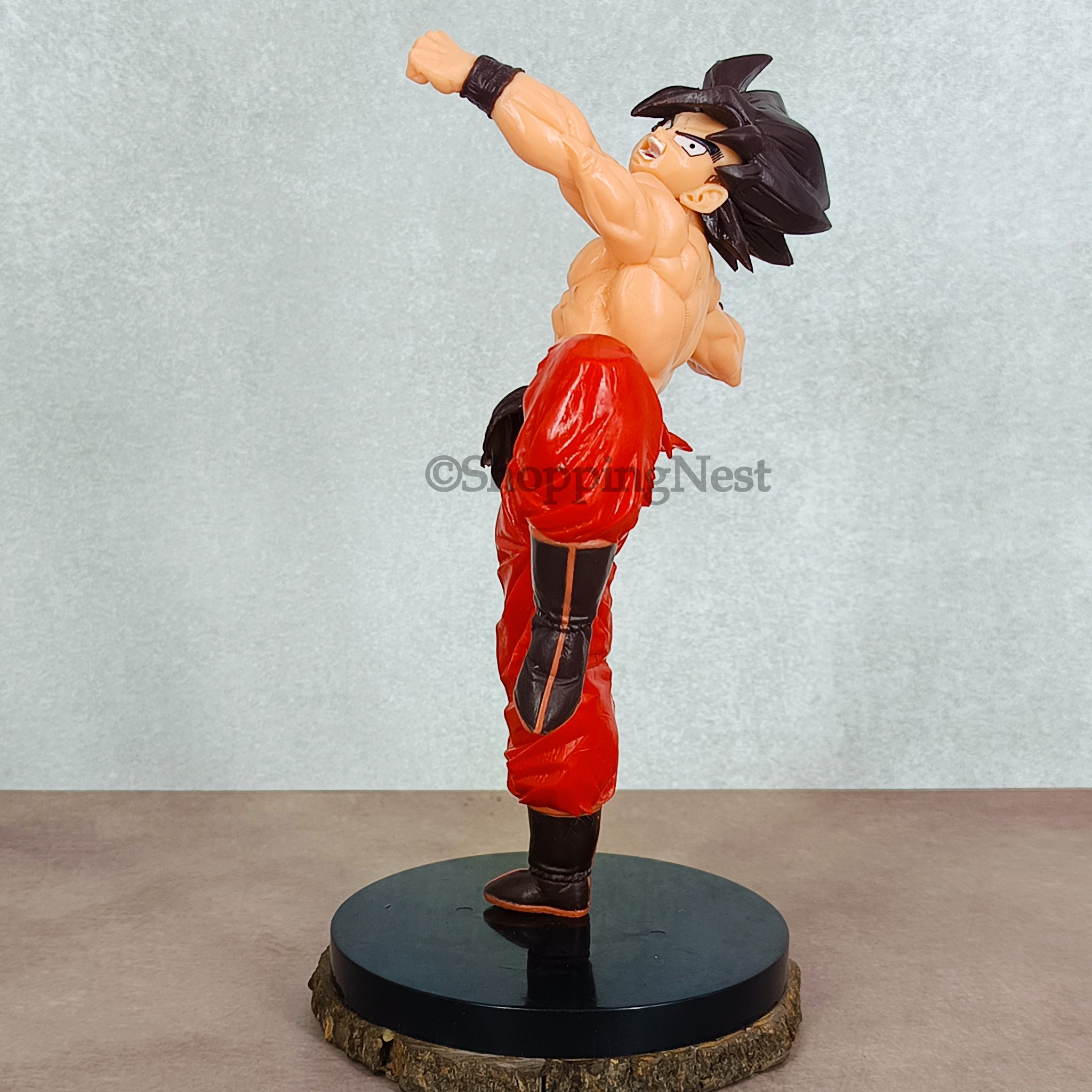 Drgon Baal Z Goku Red Punch with Dynamic Pose Premium Anime Action Figure- | 15 CMS |