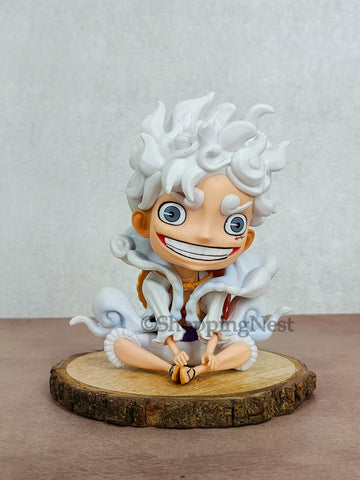 One Piece Anime Nika Luffy Gear 5 White Action Figure | 11.5 CMS |