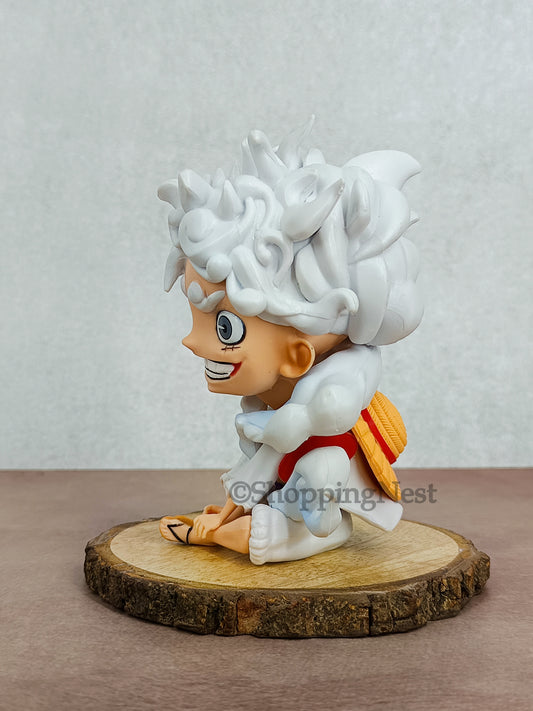 One Piece Anime Nika Luffy Gear 5 White Action Figure | 11.5 CMS |