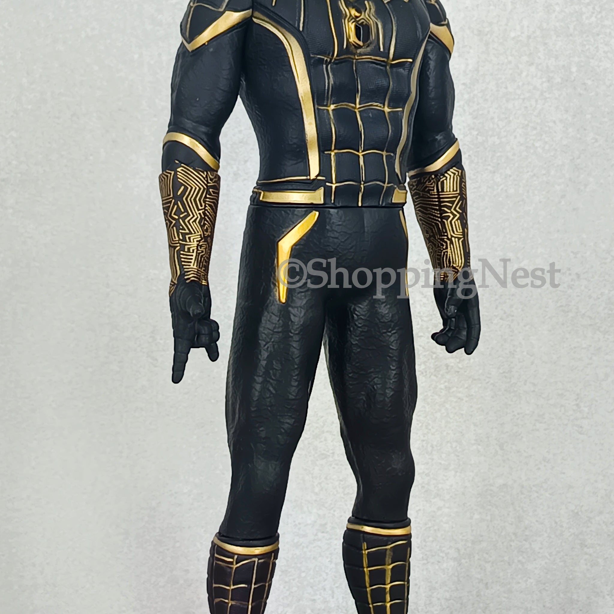Marvel Spider-Man 3: No Way Home Peter Parker Black and Gold Zentai Suit Jumpsuit Halloween.